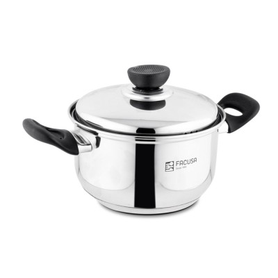 OLLA 18x10.5cm- TAPA DE ACERO