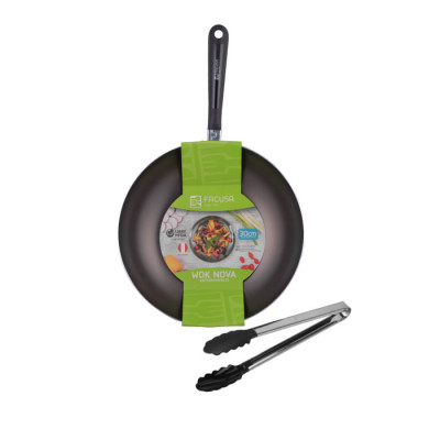 SARTEN WOK 30 + PINZA 31 CM