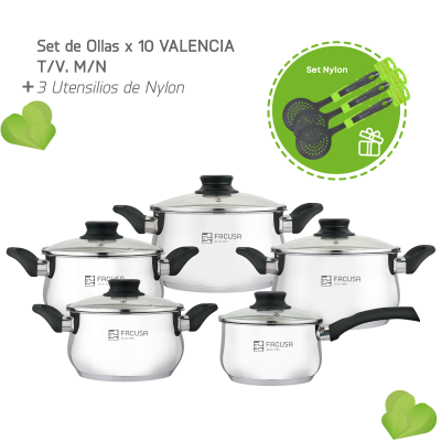 SET DE OLLAS X 10 VALENCIA...