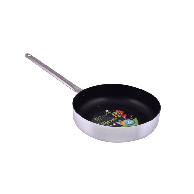 Cocina Non-Wok con Tapa, Sartén con Tapa, para Inducción, Gas 32cm