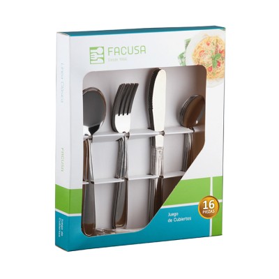 SET DE CUBIERTOS  X 16 MESA...