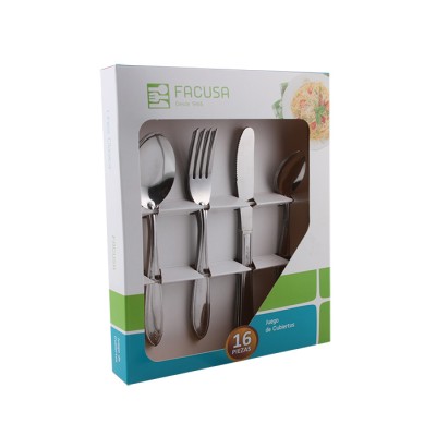 SET DE CUBIERTOS  X 16 MESA...