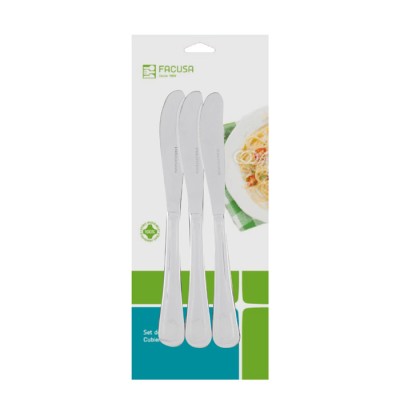 BLISTER X 03 CUCHILLO DE...