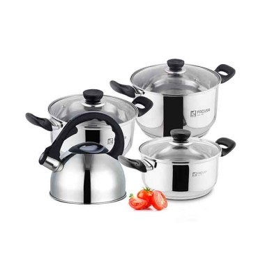 SET DE OLLAS X 08 TAPA DE...