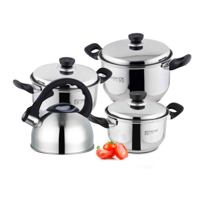 SET DE OLLAS X 08 TAPA DE...